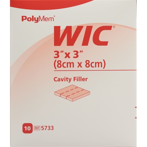 Polymem Wic Wundfueller 8x8cm Steril 10 X buy online