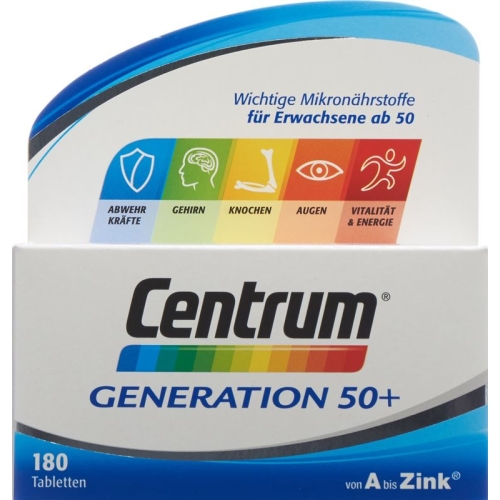 Centrum Generation 50+ von A bis Zink 180 Tabletten buy online