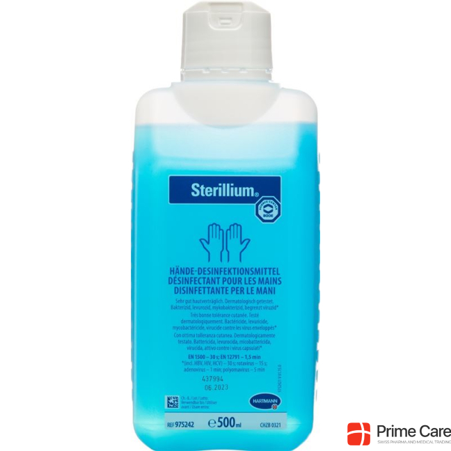 Sterillium Hand Disinfection Sol Fl 500 ml