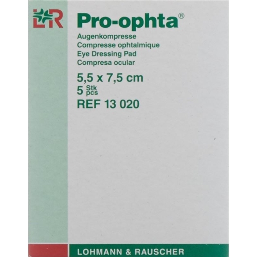 Pro Ophta Augenkomp 5.5x7.5cm Ungeschweisst 5 Stück buy online