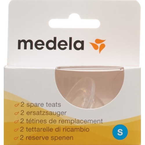 Medela Ersatzsauger 2 Stück mit schwachem Fluss Grösse S buy online