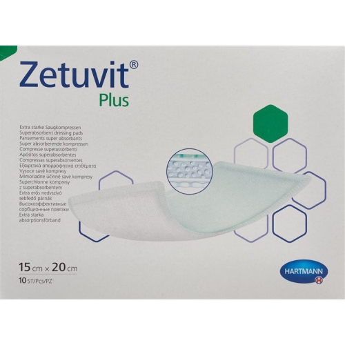 Zetuvit Plus Absorptionsverband 15x20cm 10 Stück buy online