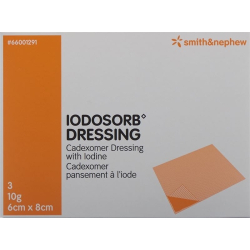 Iodosorb Dressing 10g 6x8cm 3 Stück buy online