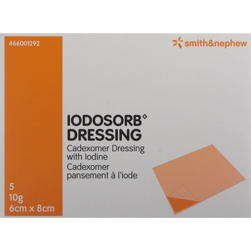 Iodosorb Dressing 10g 6x8cm 5 Stück buy online