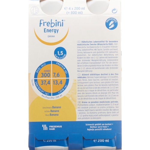 Frebini Energy Drink Banane 4x 200ml buy online