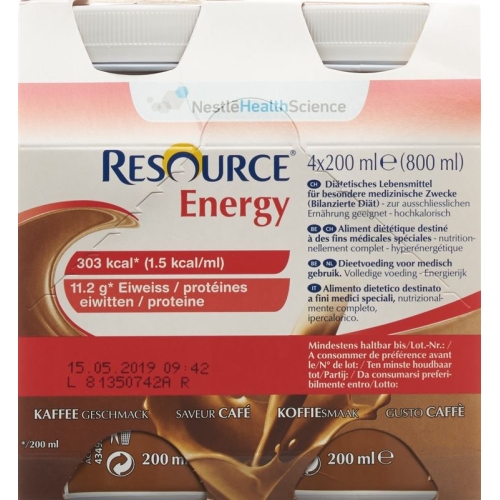 Resource Energy Kaffee 4x 200ml buy online