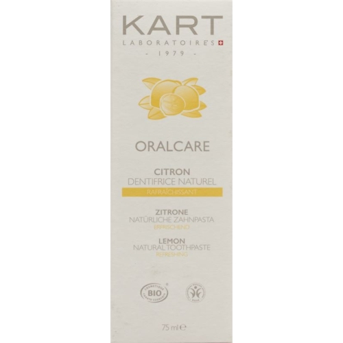 Kart Zahnpaste Lehm Oralcare Zitrone 75ml buy online