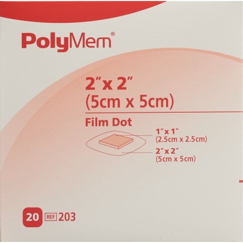 Polymem Adhesive Wundverband 5x5cm Film Steril 20 X buy online