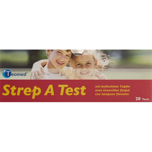 Strep A Test Teomed with flocked swabs 20 pcs