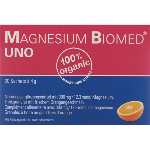 Magnesium Biomed Uno 20 Granulate bags buy online