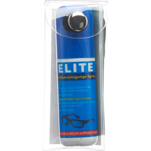 Elite glasses cleaning set spray + microfiber cloth buy online