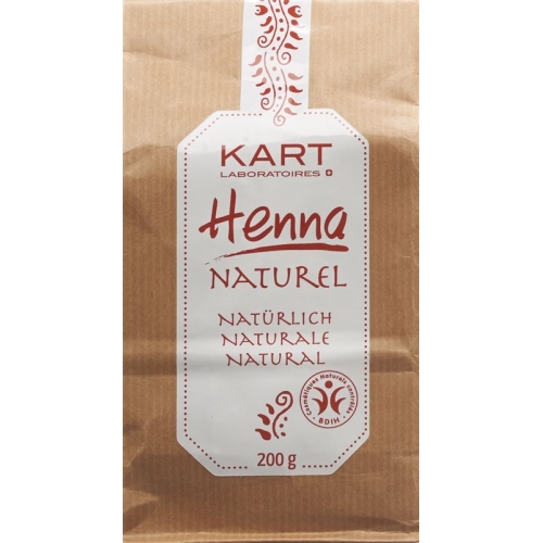 Kart Henna Pulver Natürlich Bdih Sachet 200g buy online