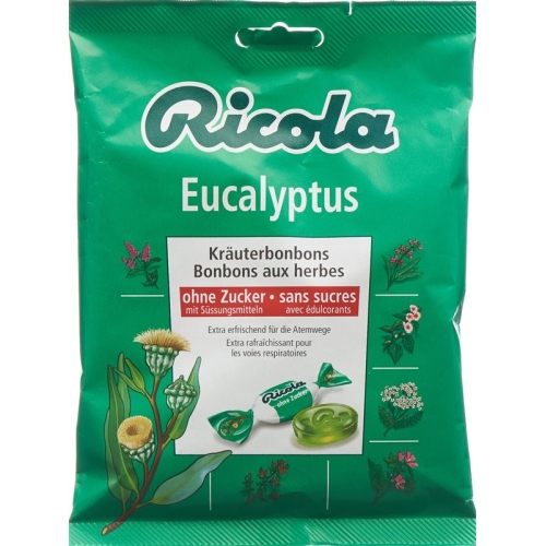 Ricola Eucalyptus Kräuterbonbons ohne Zucker 125g buy online