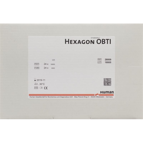 Hexagon Obti Immunologischer Stuhltest 24 Stück buy online