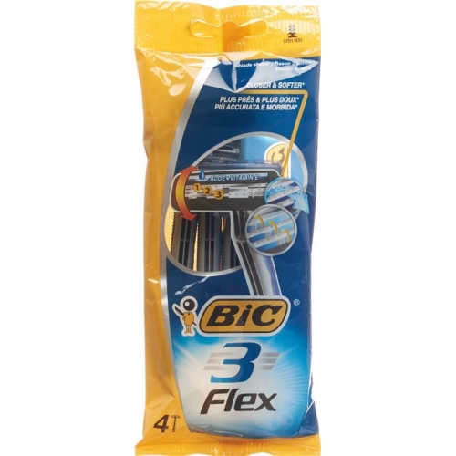 Bic Flex 3 Klingenrasierer 4 Stück buy online