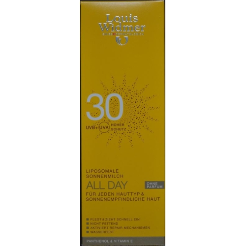 Louis Widmer All Day 30 Unparfümiert 200ml buy online