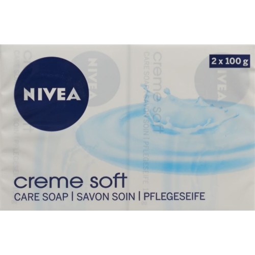 Nivea Cremeseife Creme Soft Duo 2x 100g buy online