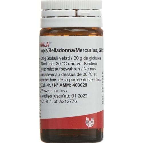 Wala Apis/belladonna/mercurius Globuli 20g buy online