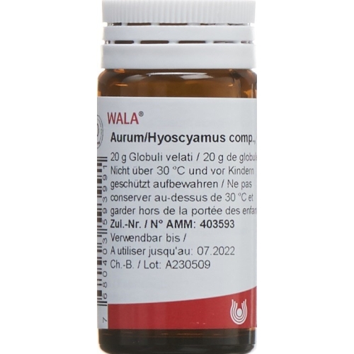 Wala Aurum/hyoscyamus Comp Globuli 20g buy online