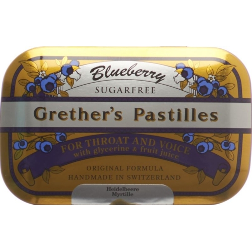 Grether’s Pastilles Blueberry Zuckerfrei Dose 110g buy online