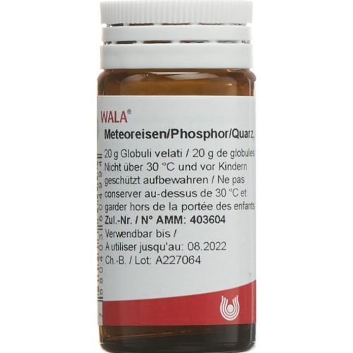 Wala Meteoreisen/phosphor/quarz Globuli 20g buy online