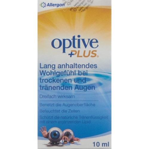 Optive Plus Augentropfen Dreifache Wirkung 10ml buy online