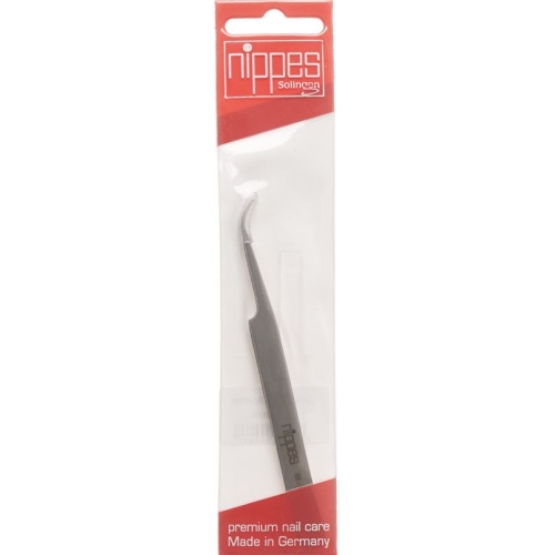 Nippes tick tweezers 12cm angled stainless steel buy online