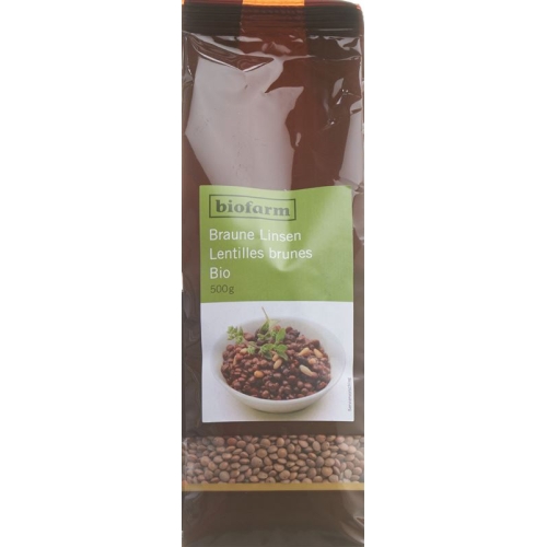 Biofarm Braune Linsen Bio 500g buy online