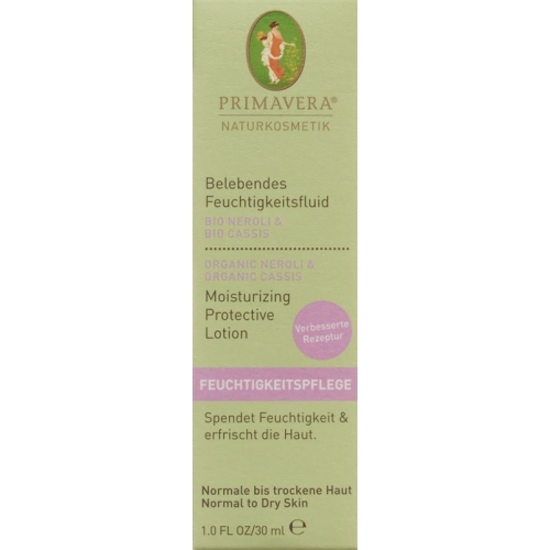 Primavera Neroli Cassis Feuchtigkeitsfluid 30ml buy online