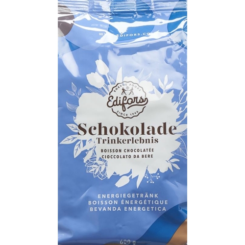 Edifors Trinkschokoladengranulat mit Bierhefepulver Refill 600g buy online