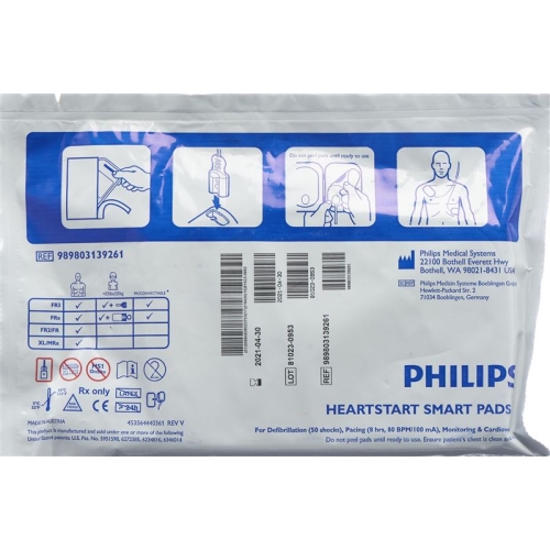 Philips Heartstart Frx Smart Padsii electrode ca buy online