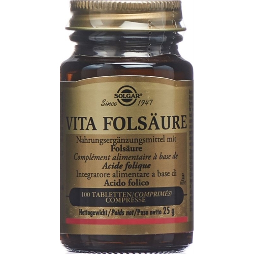 Solgar Vita Folsäure Tabletten 100 Stück buy online