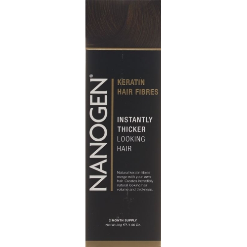 Nanogen Thickening Fibers dark brown 30g