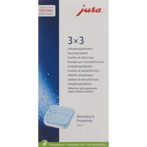 Jura Entkalkungstabletten pack for 3 Entkalkungen