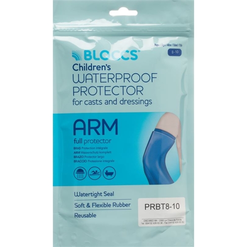 Bloccs bath and shower water protection for the arm 20-33 / 53cm child