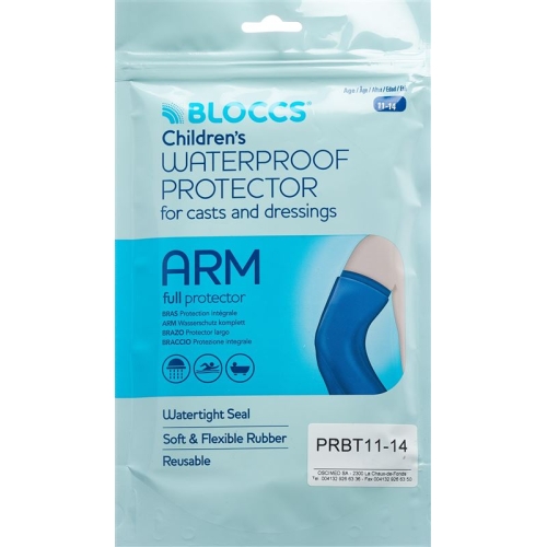 Bloccs bath and shower water protection for the arm 20-33 / 66cm child