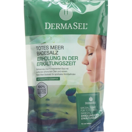 Dermasel bath salts Colds + 20ml Btl 400g