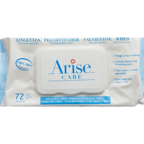 Arise Swiss Baby Care Wipes Body & Face 72 pcs