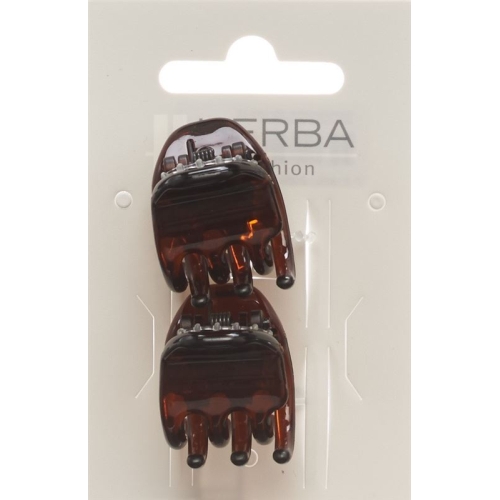 Herba clip 2.2cm brown 2 pcs