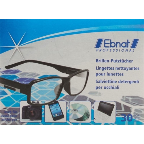 Ebnat eyeglass cleaning wipes 30 pcs