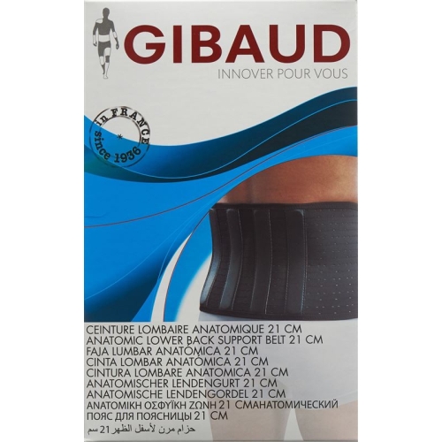 GIBAUD Anatomical lumbar anatomically 21cm Gr4 115-128cm