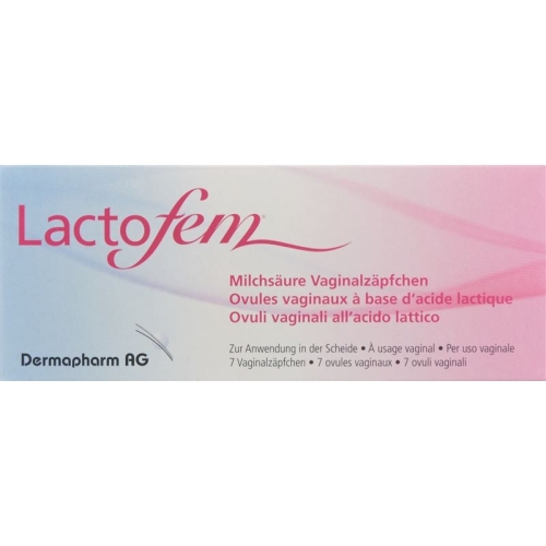 Lactofem lactic acid pessaries 7 pcs