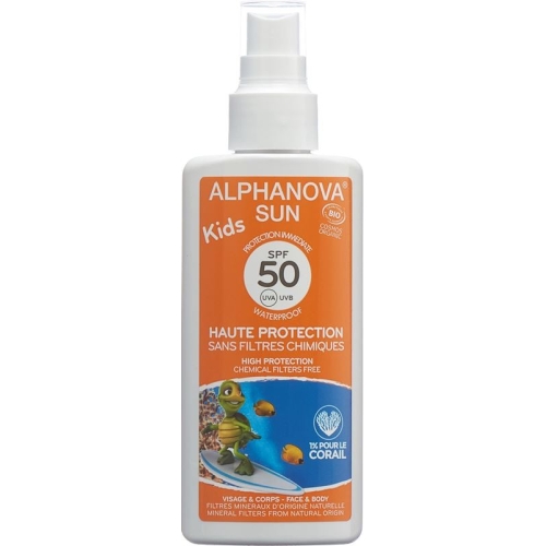 Alpha Nova SUN Spray Kid bio SPF50 without nanoparticles 125 ml