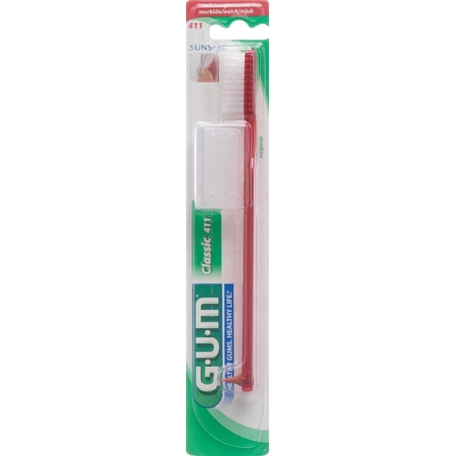 GUM SUNSTAR CLASSIC toothbrush full soft row 4