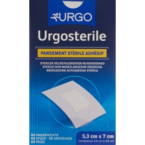 Urgostérile sterile wound dressing 53x70mm 50 pcs