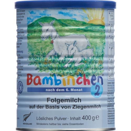 Bambinchen 2 follow-on milk from goat's milk Ds 400 g buy online