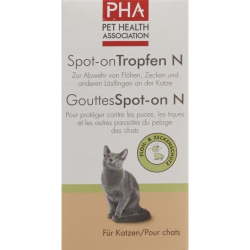 PHA spot-on drops of N for cats 3 Amp 1.5 ml