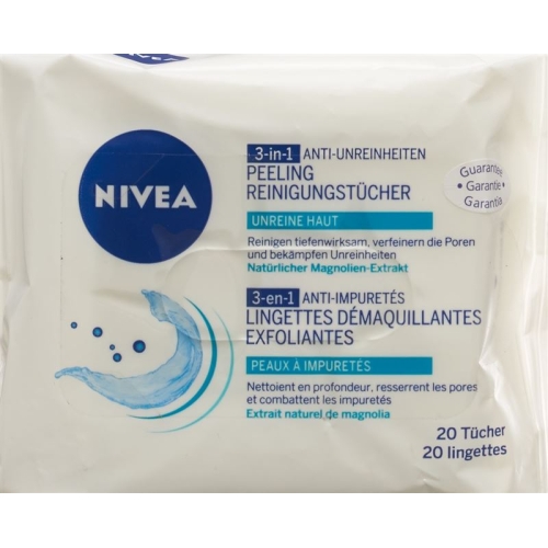 Nivea Visage Anti-Unreinheiten Peel Reinigungstücher 20 Stück buy online