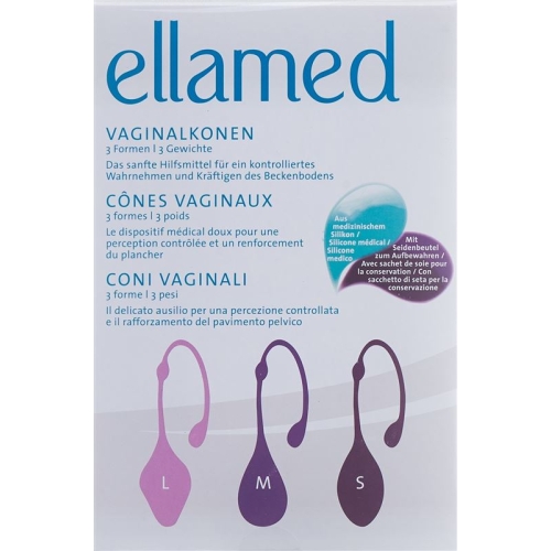 ellamed Vaginal 3 forms / 3 3 unit weights