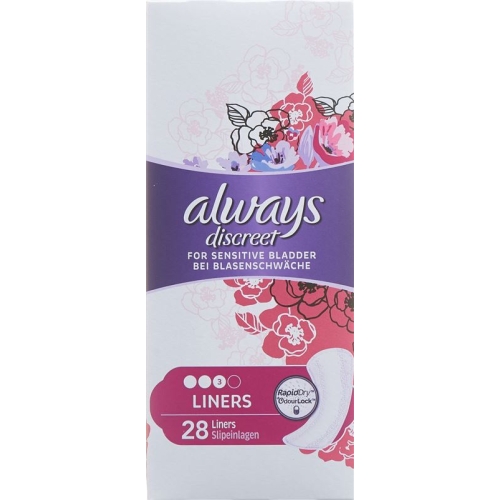 always Discreet incontinence liner 28 pieces